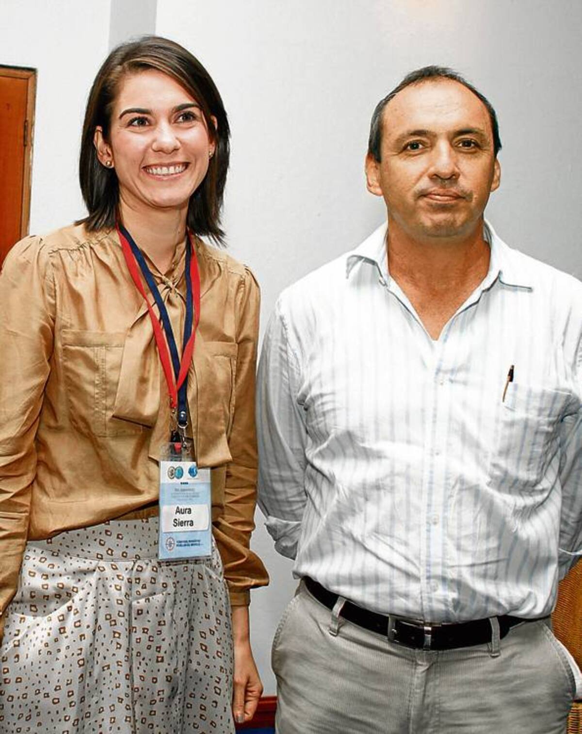 Aura Sierra y Luis Ernesto Rota.
