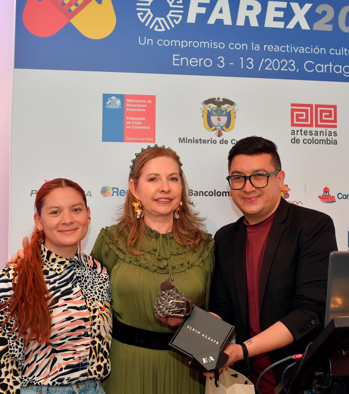 Lucety Carreño, Araceli ‘La Chica’ Morales y Sebastián Monsalve.