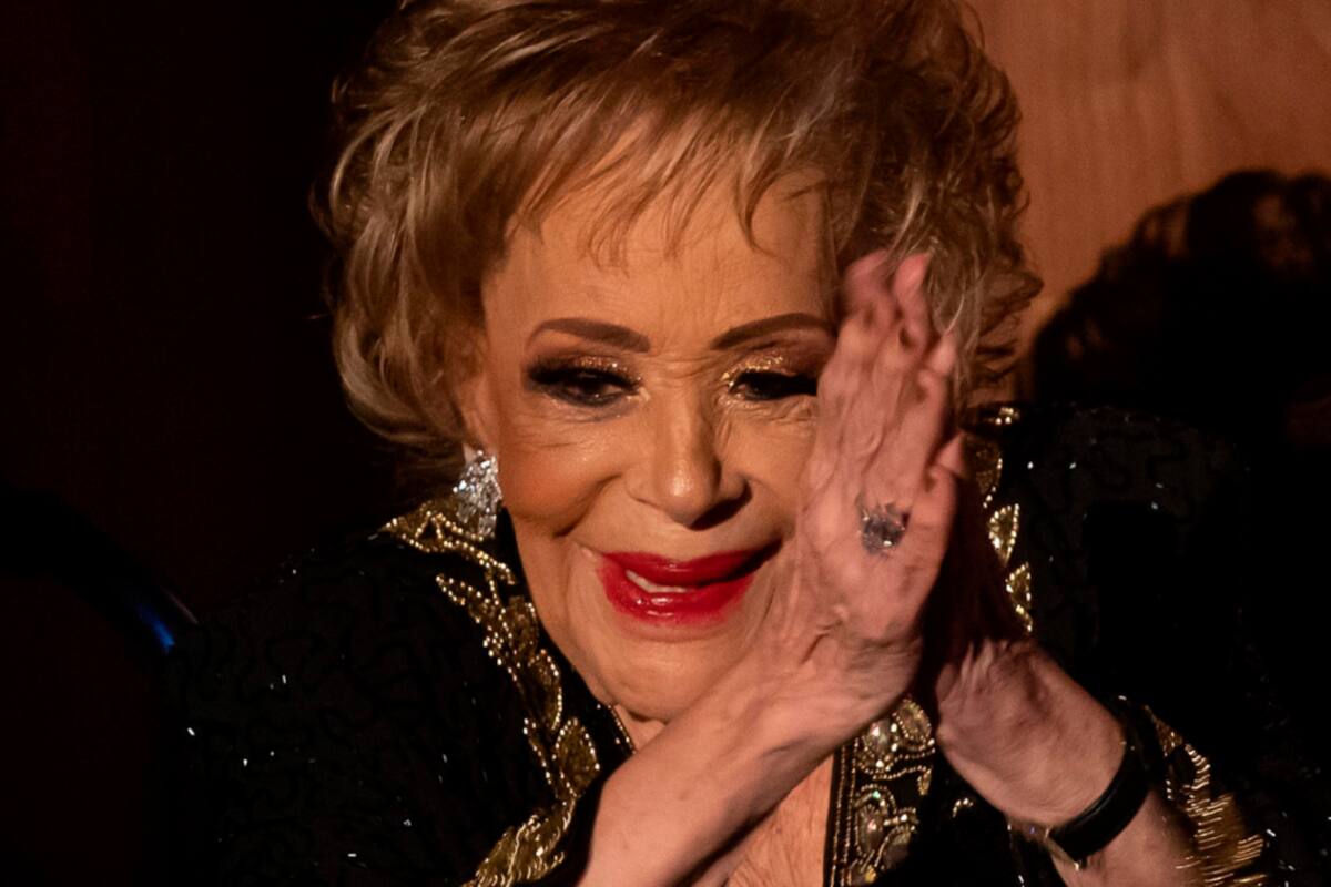 Silvia Pinal fue dada de alta y disfrutó de las festividades en casa