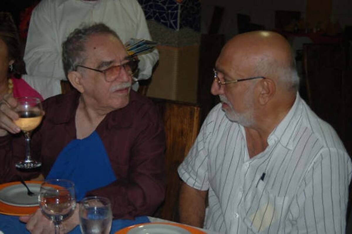 Gabriel García Márquez y Juan Gossaín. COLPRENSA