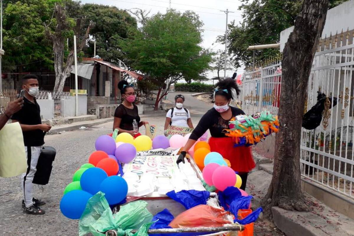 Llevaron 200 almuerzos a niños de El Pozón