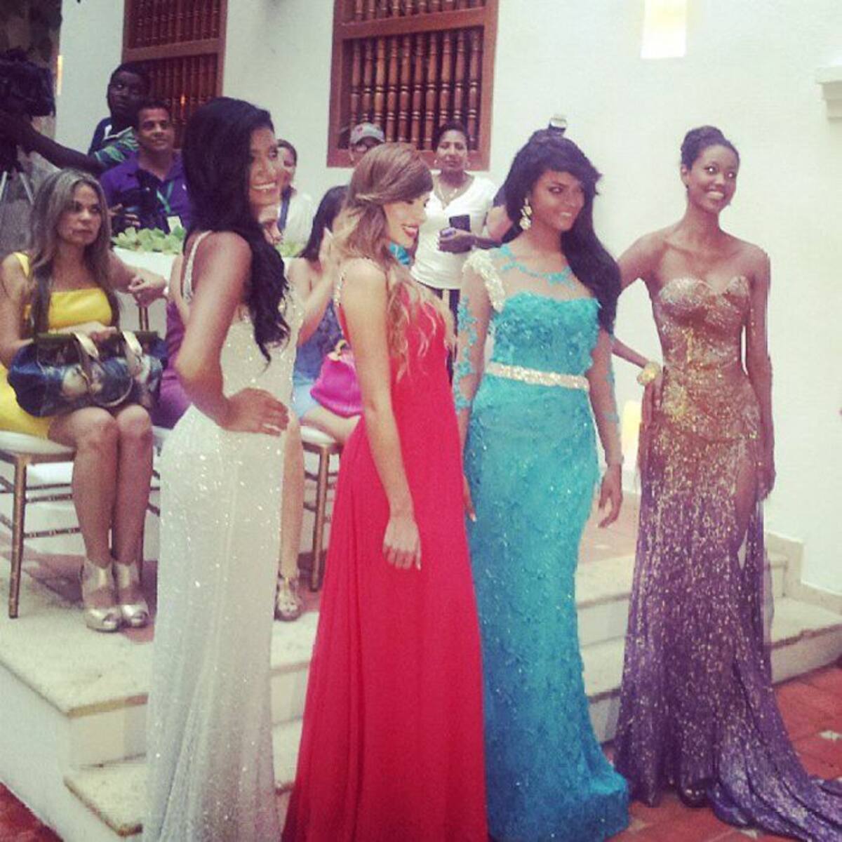 Yesica Paola Badillo Bonilla, Juliana Dahl Vélez, Gladis del Carmen Cano Chacón y Madelein López Camelo. eluniversal.com.co