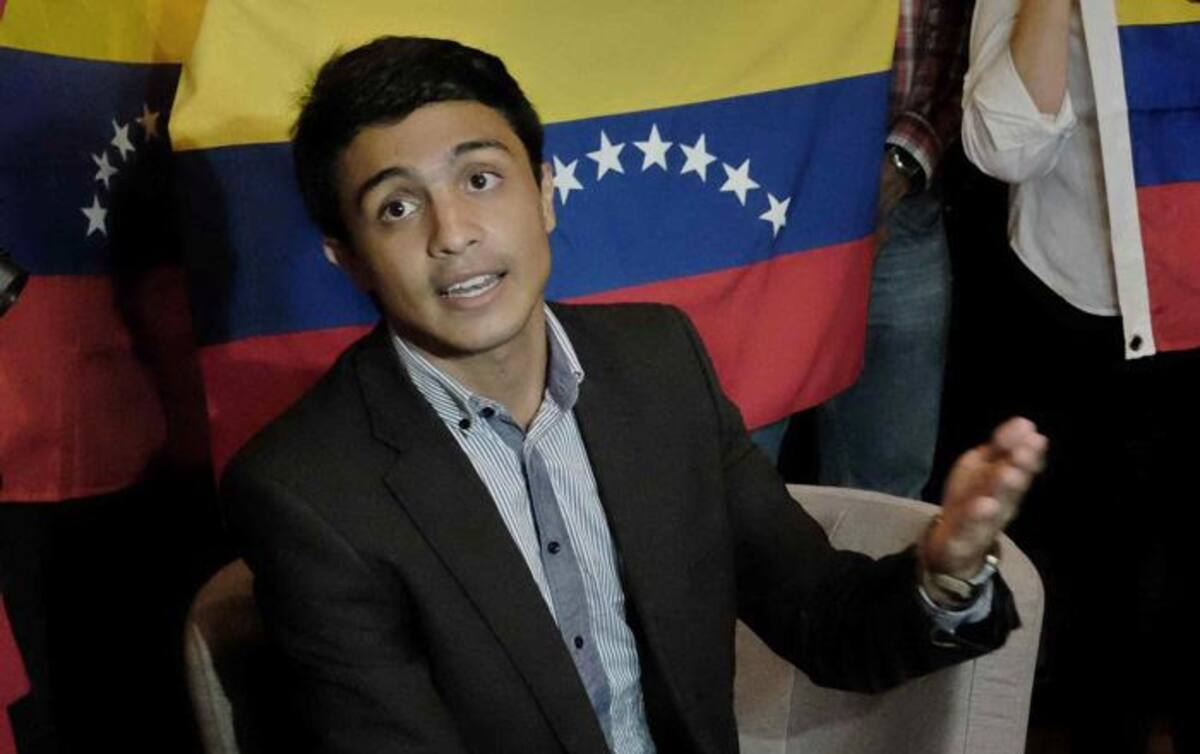 Lorent Saleh fue detenido en Colombia y deportado a Venezuela en 2014 por decisión del entonces presidente colombiano, Juan Manuel Santos. EFE
