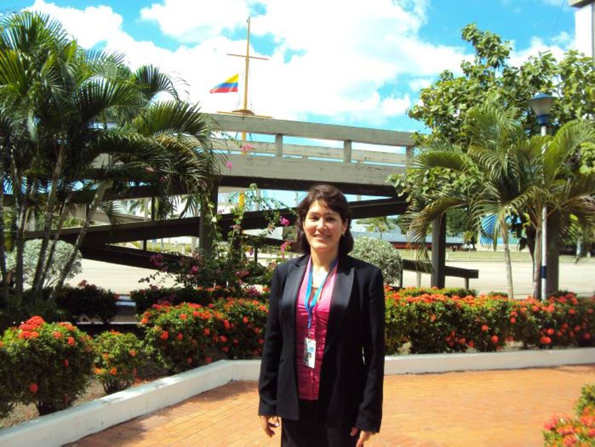 La colombiana Angélica Gutiérrez Magness, asistente en el Programa de Acidificación de los Océanos y coordinadora de proyectos para Latinoaméri-ca de GEO-Ciehlyc. ANLLY TATIANA FLÓREZ OSPINA