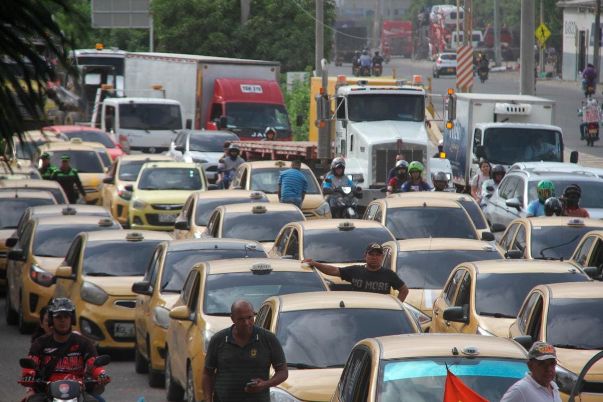 ¿Taxistas de Cartagena se unirán al paro convocado desde Bogotá? Esto dijeron
