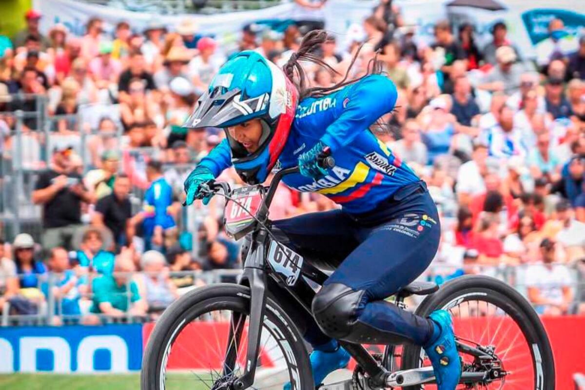 ¡La colombiana Sara García, campeona mundial de BMX!