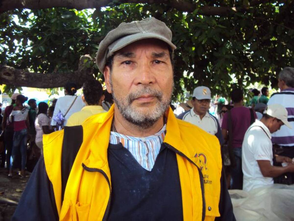 Luis Alberto Plaza Vélez, secretario general de la CUT Bolívar. ANLLY TATIANA FLÓREZ OSPINA - EL UNIVERSAL