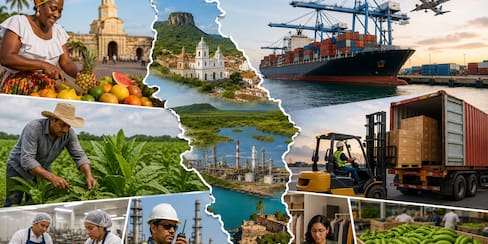 Exportaciones y población: radiografía económica de Bolívar