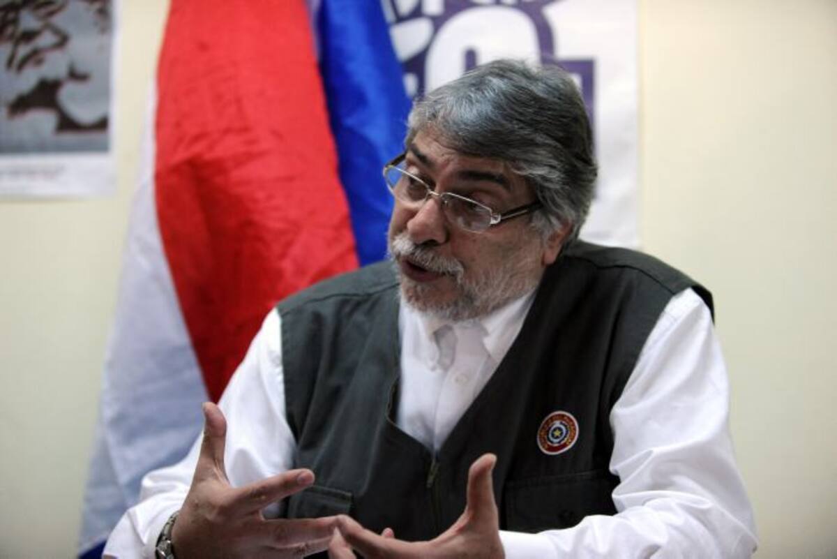 Ex presidente paraguayo y actual senador Fernando Lugo. AP