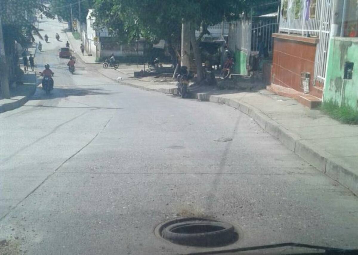 Vía principal que atraviesa El Educador, El Reposo y La Victoria. CORTESÍA.