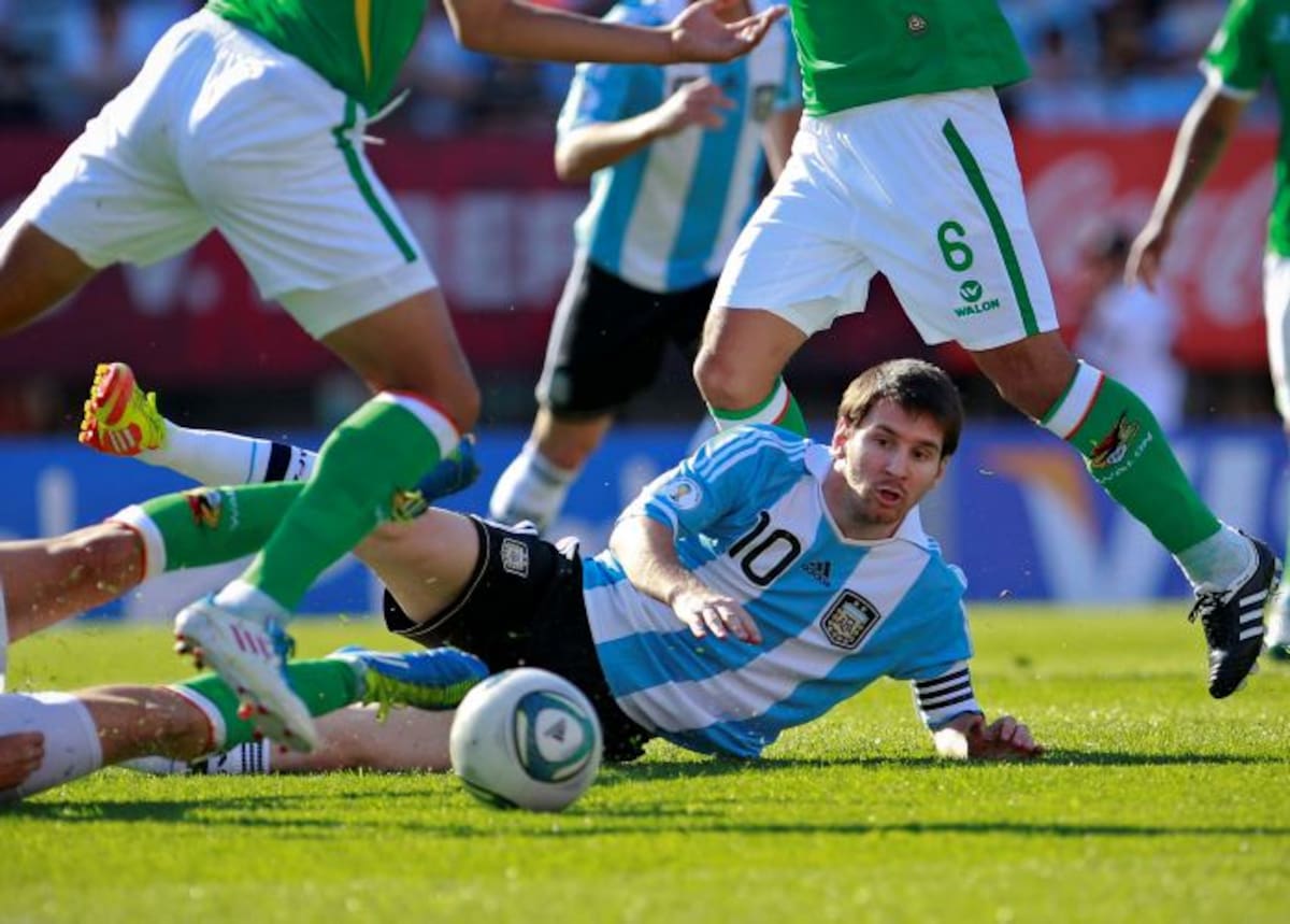 Bolivia vs Argentina, partido de clasificación al Mundial, noviembre 11-2012. AP Victor R. Caivano