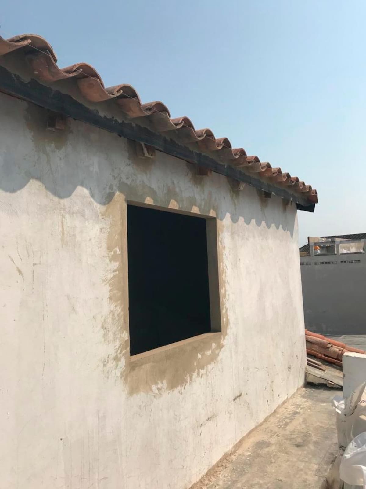 Se construyó otro apartamento en el último piso.