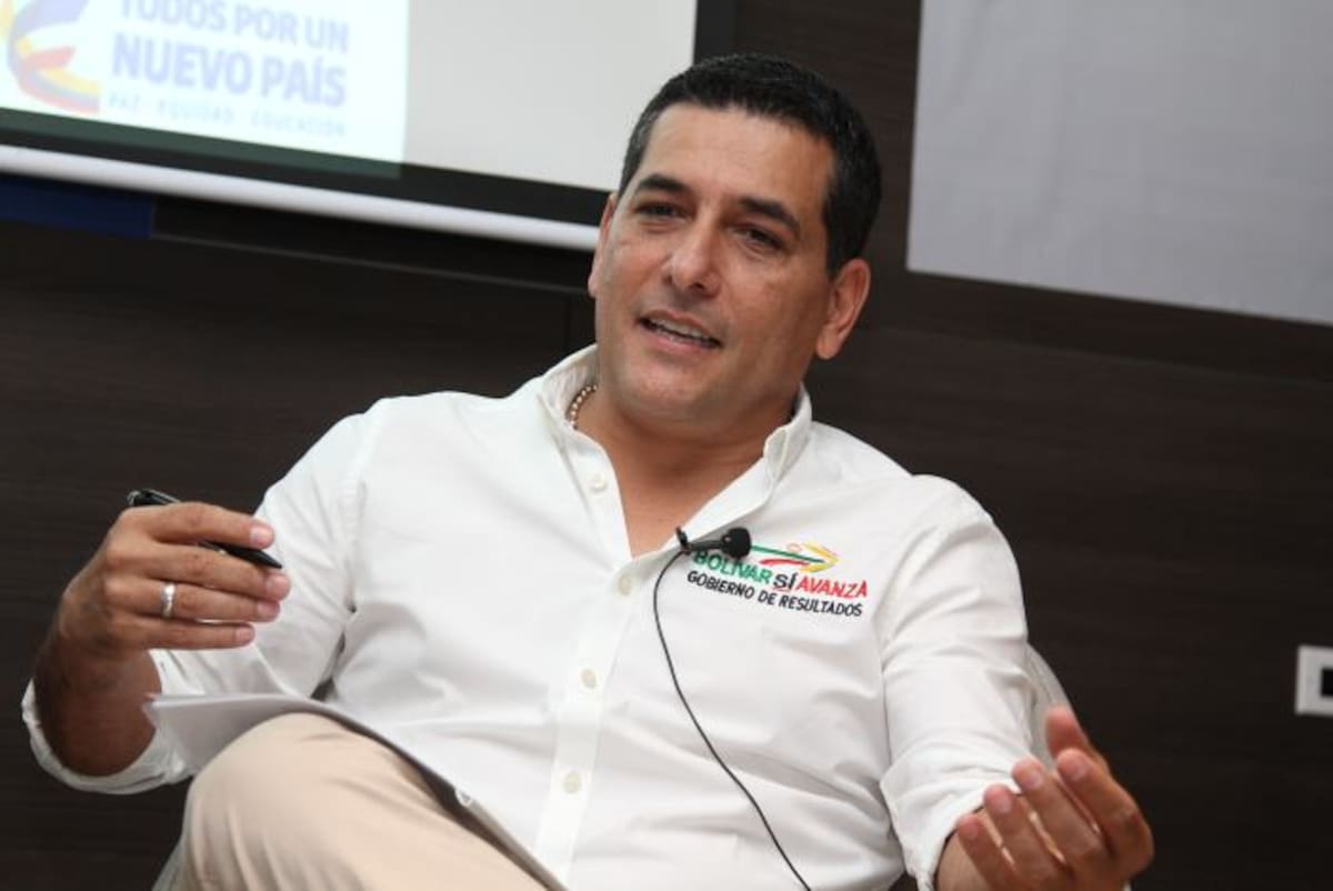 Dumek Turbay, gobernador de Bolívar. Kailline Giraldo Bejarano