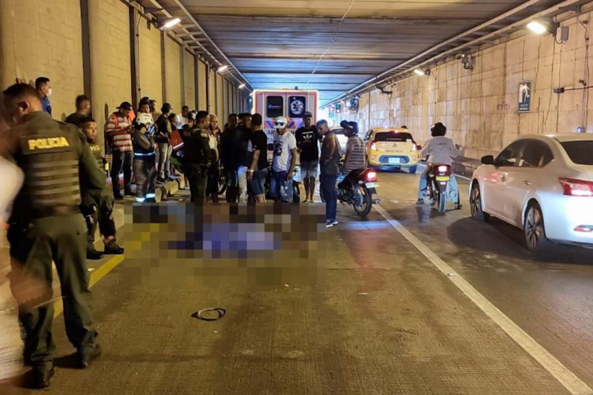 Un muerto y un herido deja choque de motos en el Túnel de Crespo