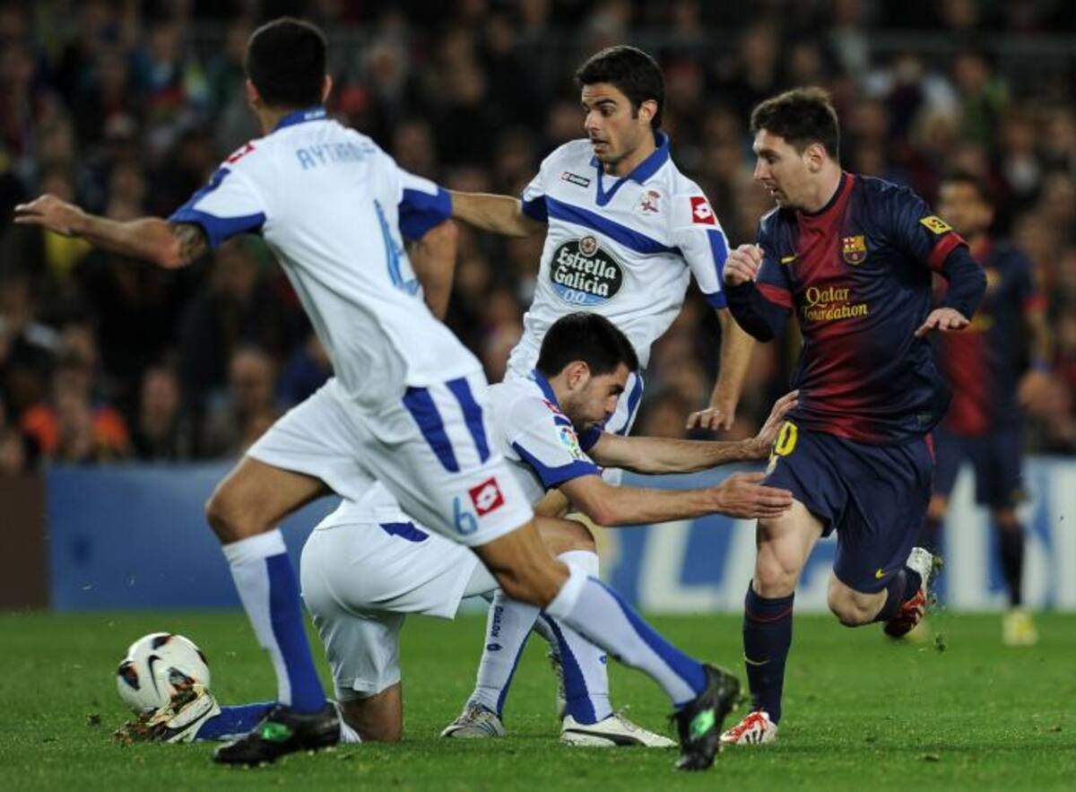 El equipo español se impuso 2-0 con goles del chileno Alexis Sánchez y del argentino Lionel Messi, que llegó a 17 partidos seguidos de Liga anotando. AFP