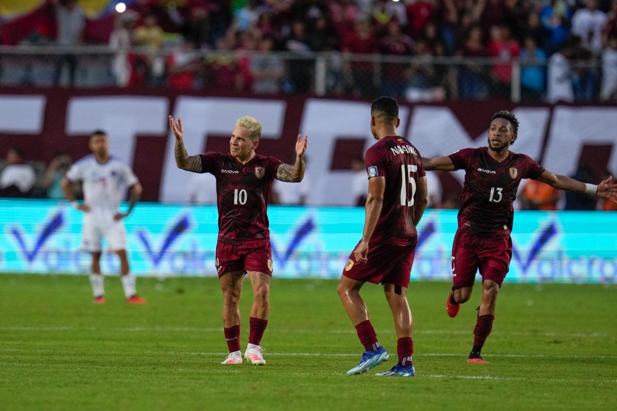 Suena el ‘Alma llanera’: Venezuela goleó a Chile y se ilusiona