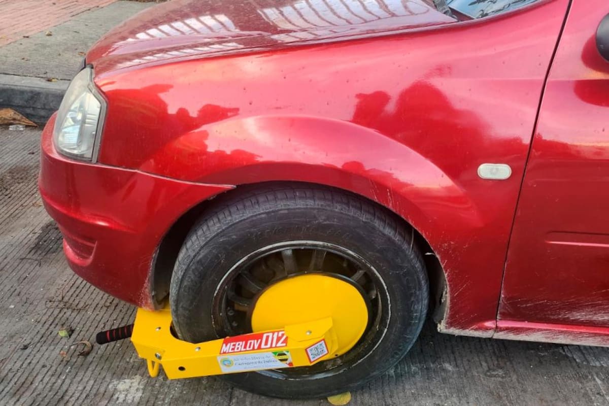 ¡Ojo con parquear mal! Empezarán a poner cepos en Cartagena, sepa desde cuándo