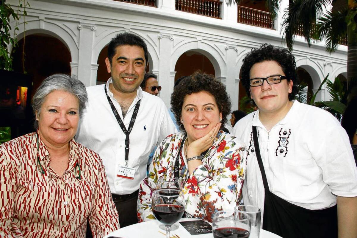 Clara Mary Ochoa, Carlos Acero, Ana Piñeres y Gabriel González.