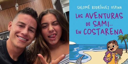 Salomé, hija de James Rodríguez, presenta su primer libro