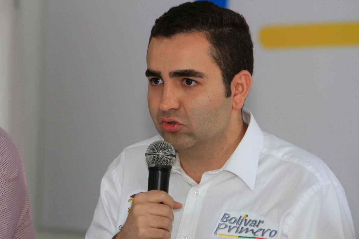 Vicente Blel Scaff, gobernador de Bolívar.