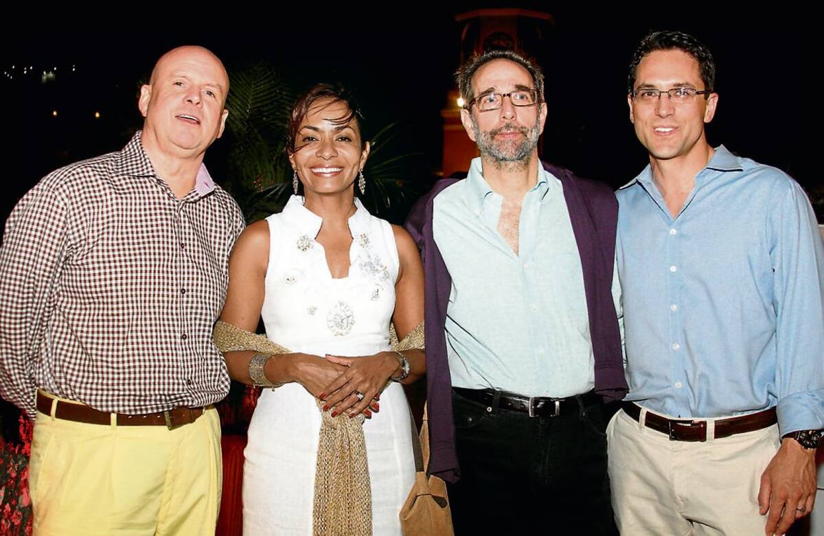 Peter Bates, Zuly Salazar, Marc Castro y Mickey Weill. Maruja Parra /El Universal/