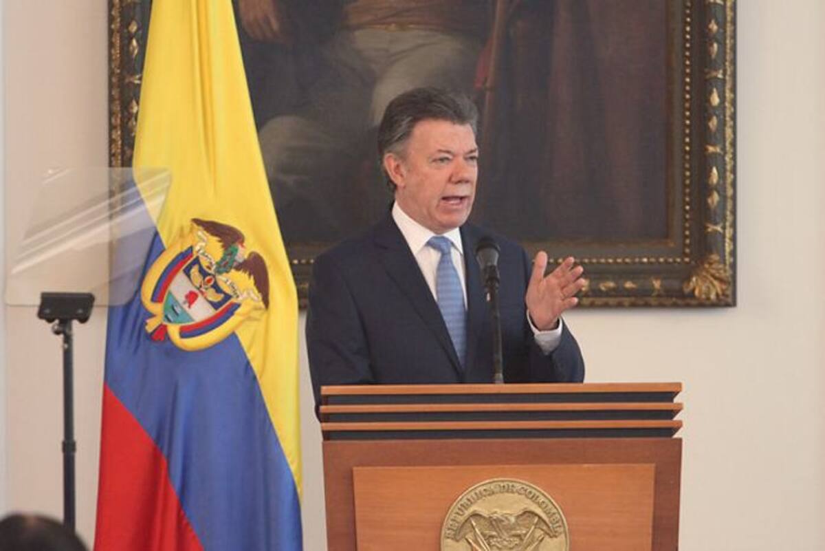 Juan Manuel Santos, presidente de la República. COLPRENSA