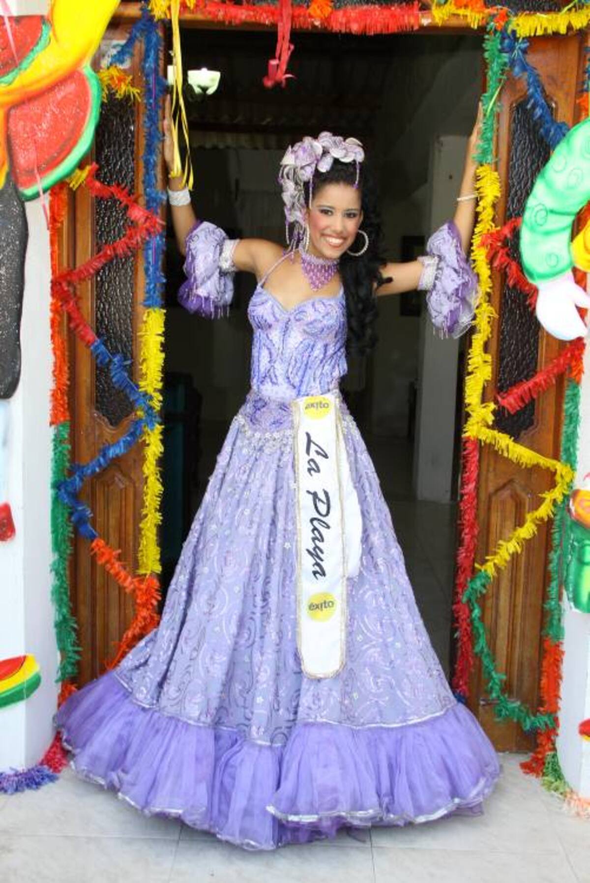 Karina Rocío Paba Ruíz, candidata al Reinado Popular del Carnaval de Barranquilla. Jorge Payares - Qhubo Barranquilla -