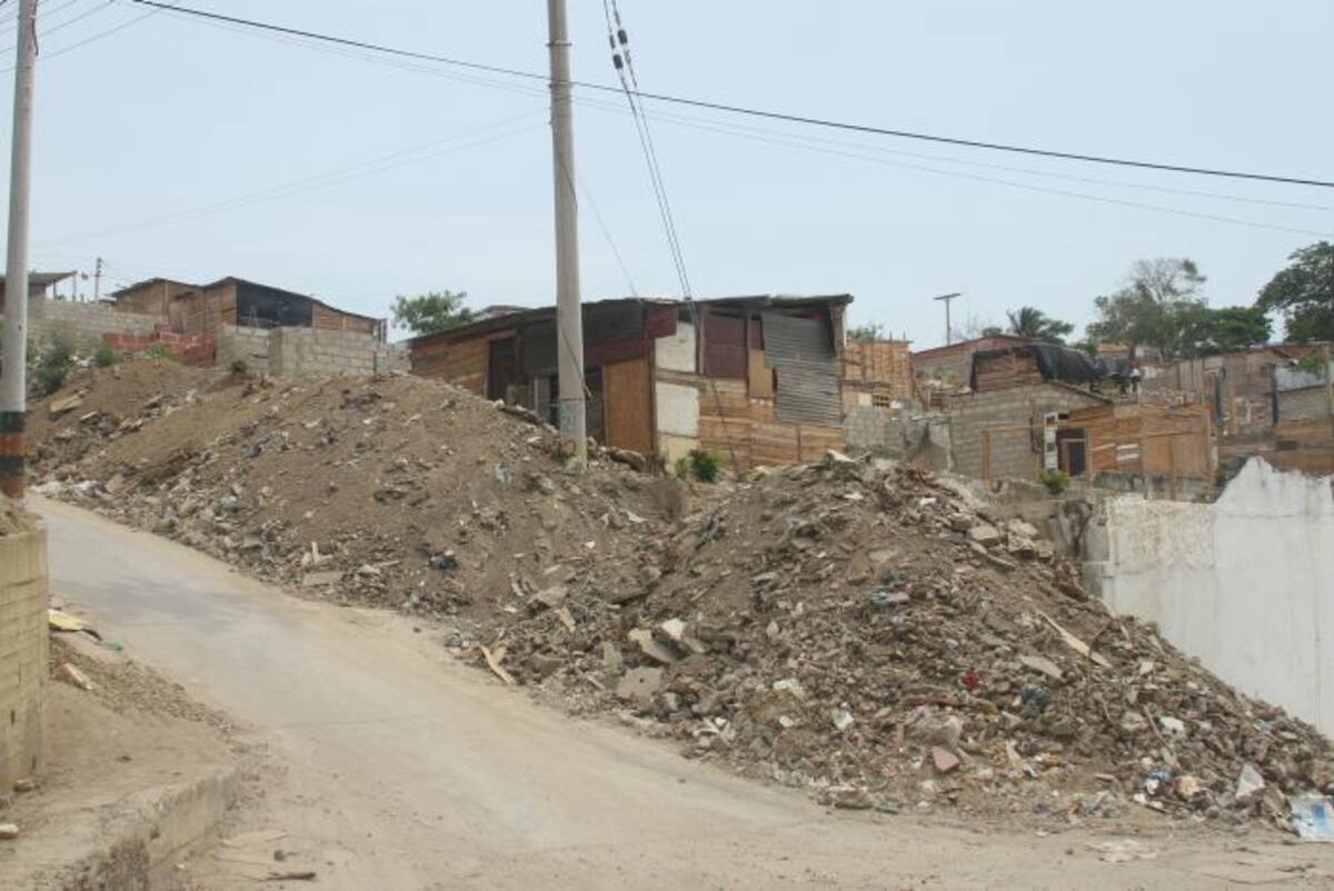 Según residentes del sector, los terrenos comenzaron a ser ocupados hace 4 meses. Cristian Agámez