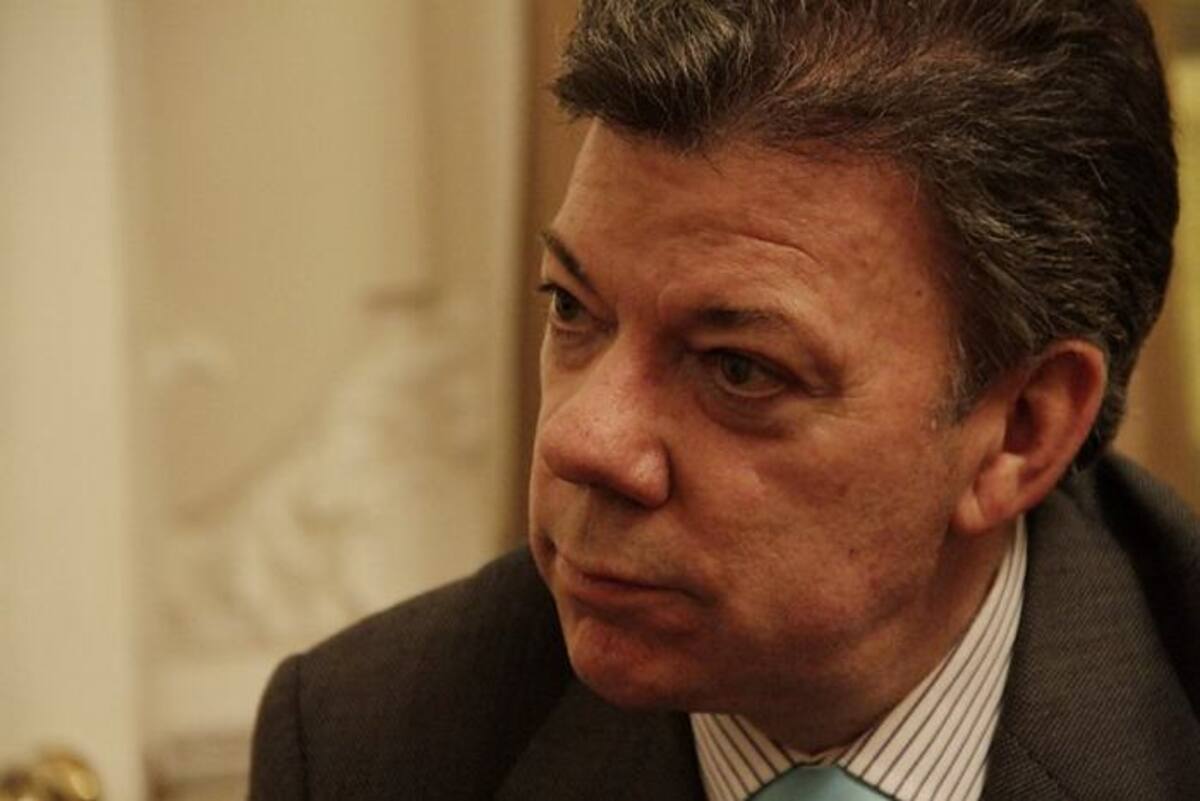 Juan Manuel Santos, presidente de la República. COLPRENSA