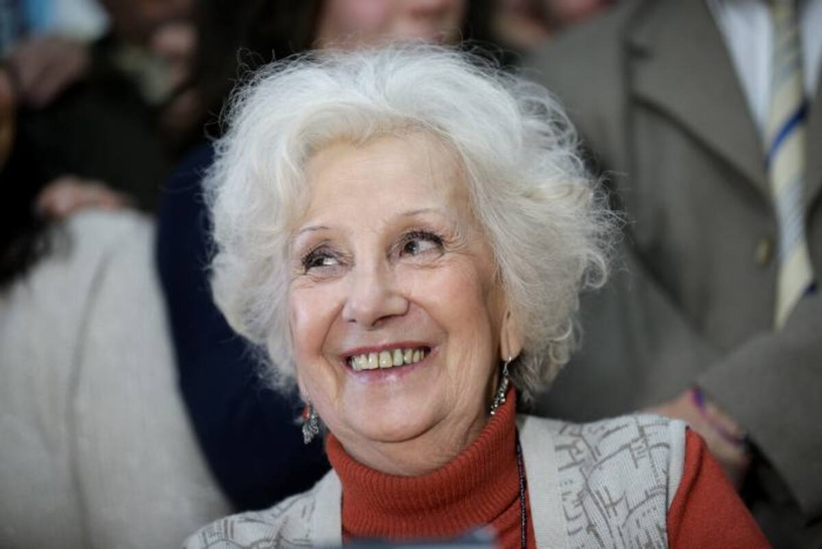 La fundadora y presidenta de Abuelas de Plaza de Mayo, Estela Barnes de Carlotto. AP Victor R. Caivano