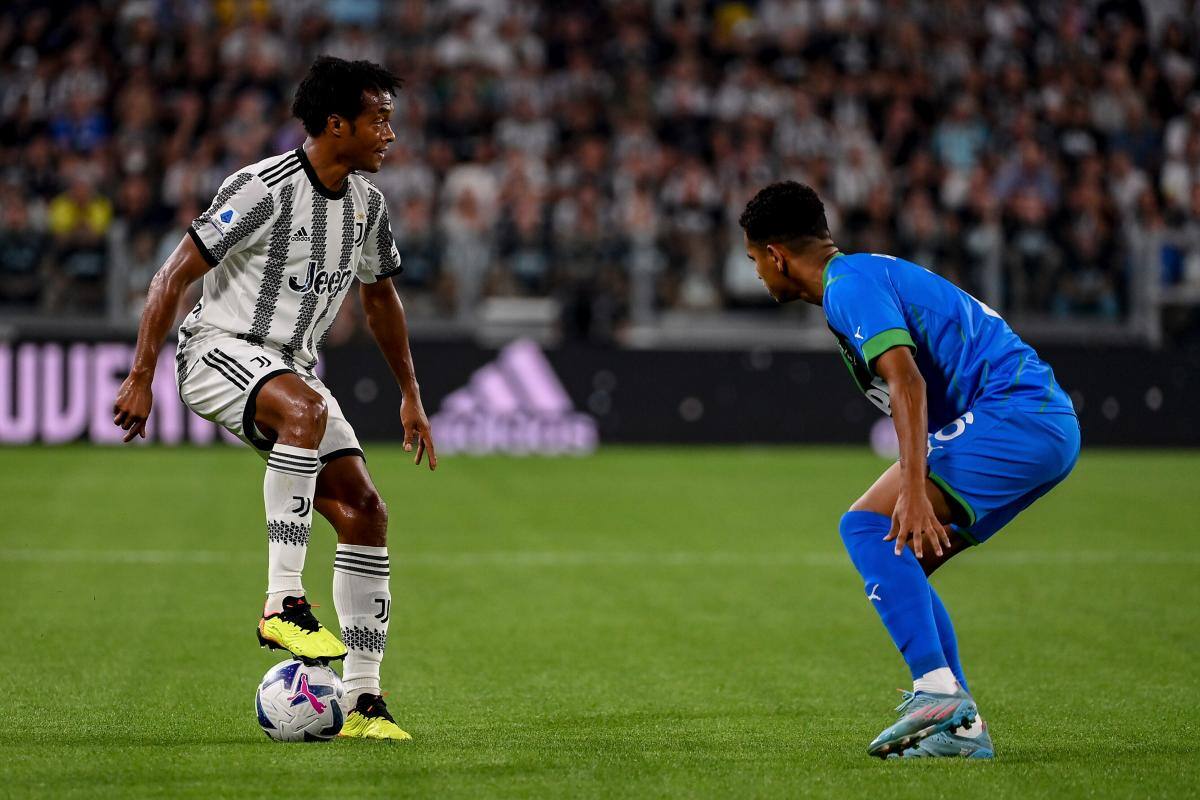 Cuadrado fue titular en goleada de la Juventus sobre Sassuolo