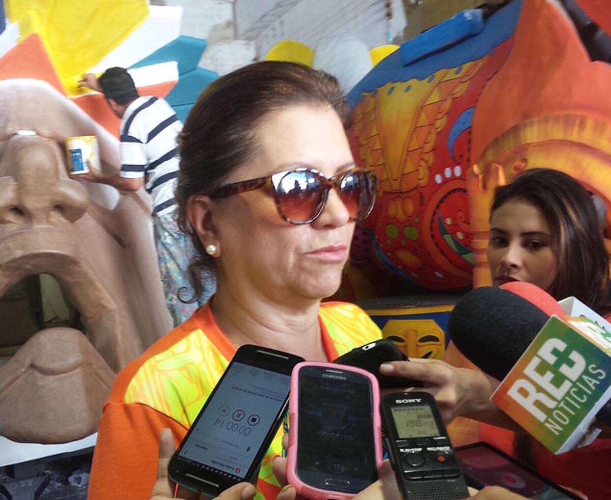 La directora de Carnaval de Barranquilla S.A., Carla Celia COLPRENSA