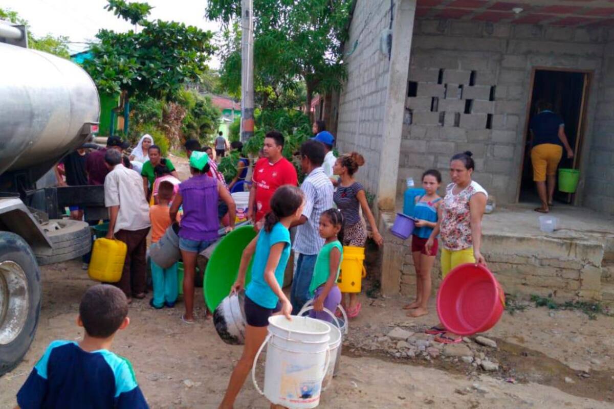 Aguas de Bolívar y Alcaldía atienden crisis por falta de agua