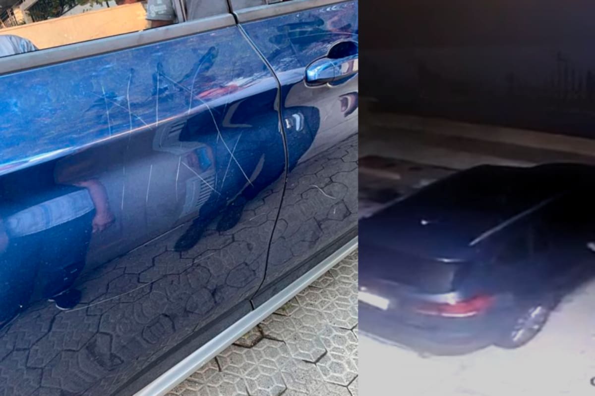 Video: ‘La rayona’, el terror de los vehículos en parqueaderos de Bocagrande