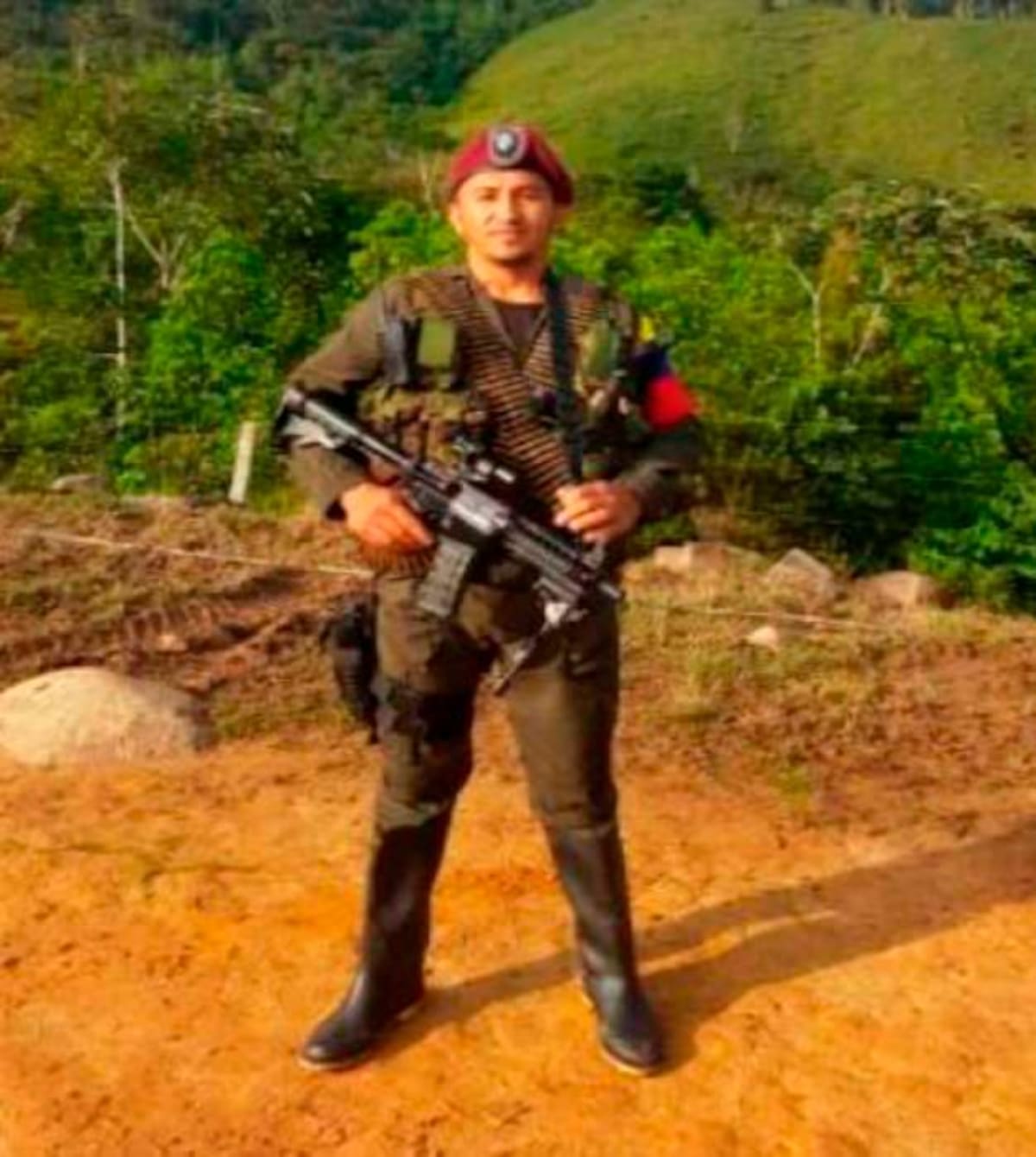 John Carlos Rincón Rangel, alias ‘Colacho’, presunto cabecilla de las disidencias de las extintas Farc.