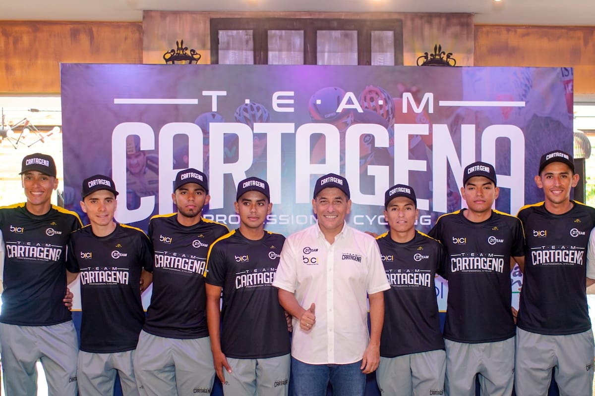 Team Cartagena, con el deseo de hacer una buena Vuelta a Colombia