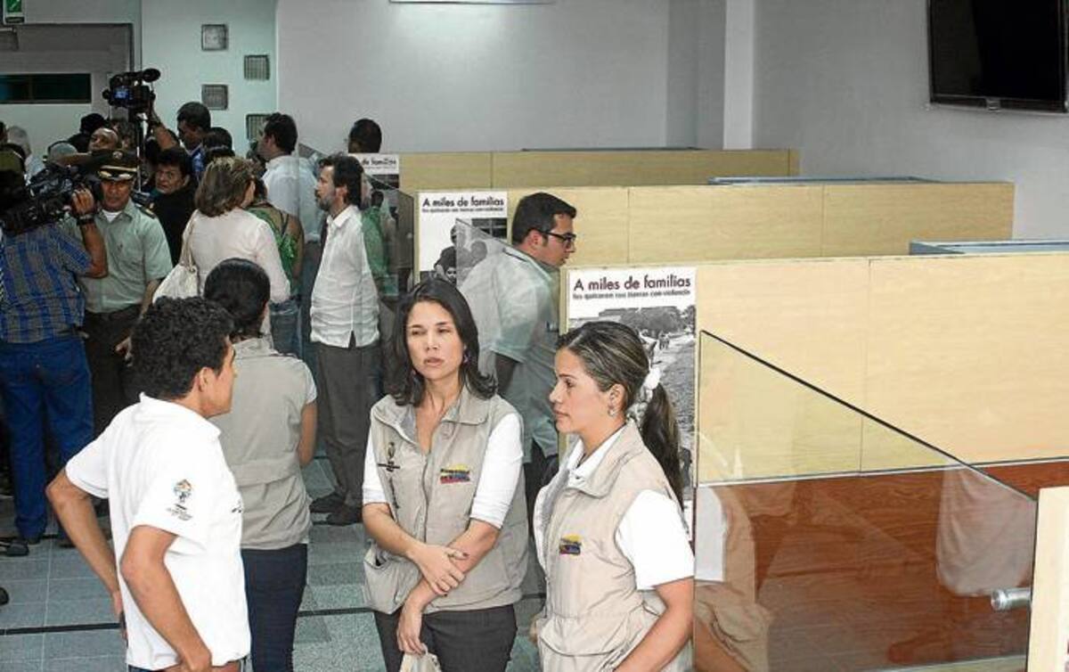 La Oficina de Restitución de Tierras inaugurada ayer se encuentra ubicada en la zona céntrica de Sincelejo. MANUEL SANTIAGO PÉREZ/EL UNIVERSAL/