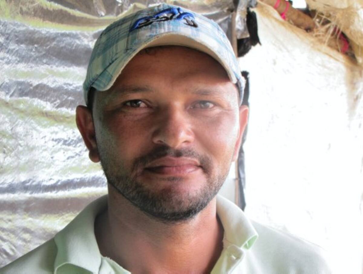 Luis Torres, vocero de los invasores. ARCHIVO