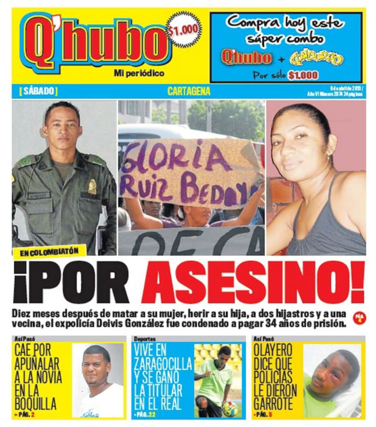 Q´hubo también circula en Cartagena y en los corregimientos.