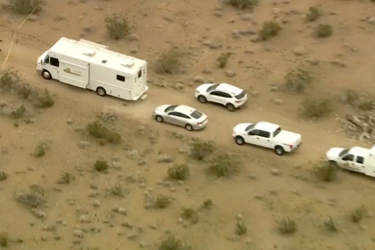 Hallan seis cuerpos sin vida en cruce remoto del desierto de Mojave en EE.UU.