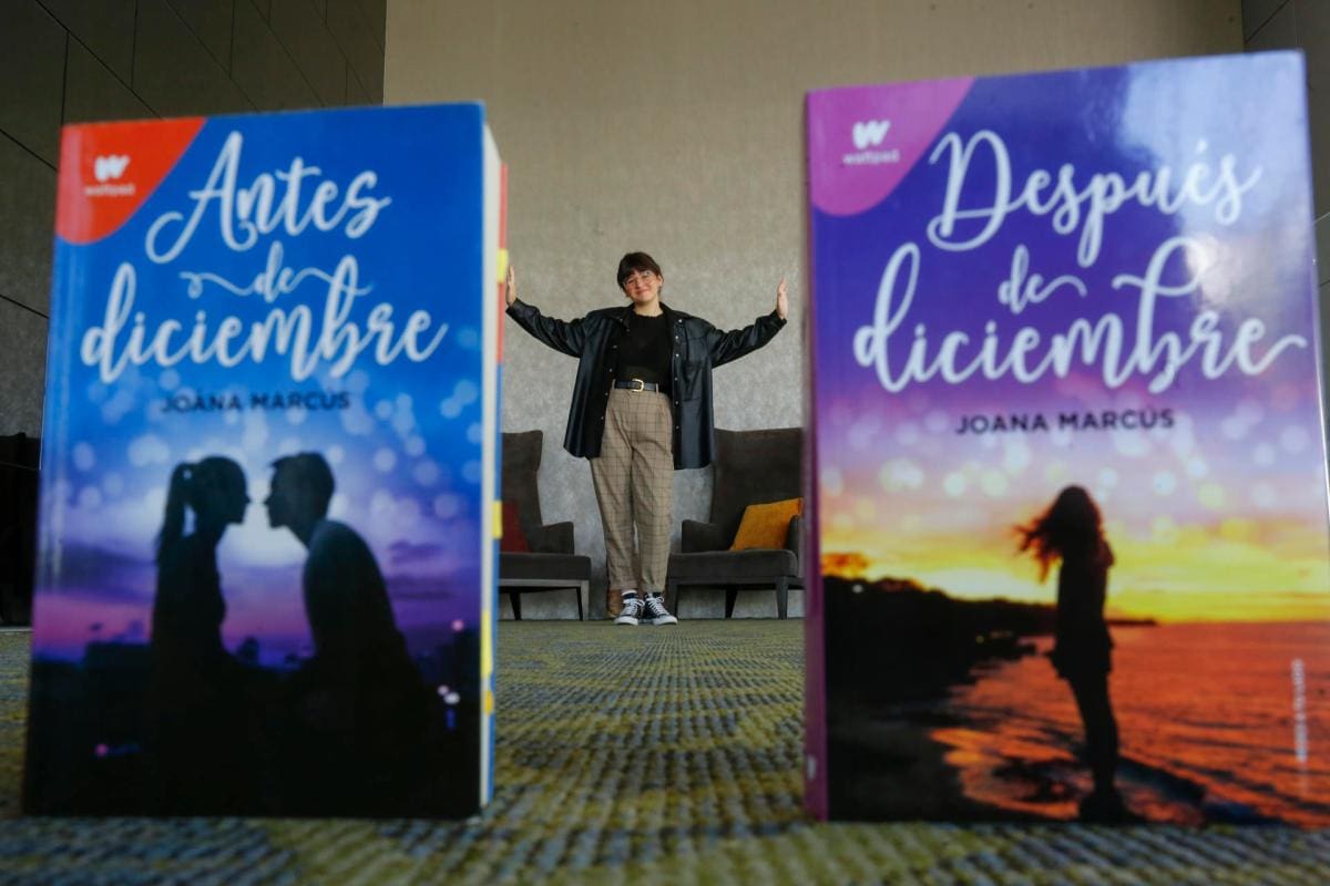 Joana Marcús presentó su nuevo libro ‘Las luces de febrero’