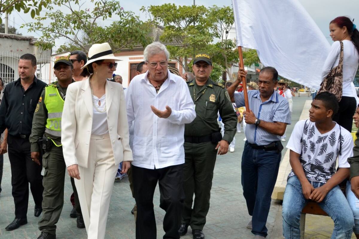 Clara Rojas en Soledad, Atlántico. EL UNIVERSAL