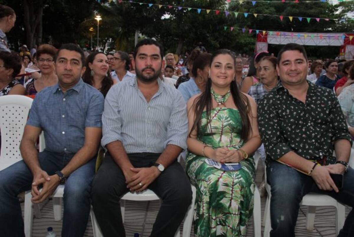 Jorge Redondo, Fernando Lorduy, Vivian Bayuelo e Ignacio Becerra. LUIS APARICIO