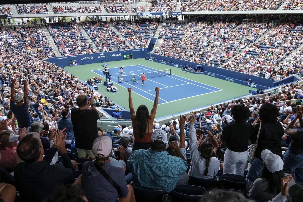Abierto de Estados Unidos, el Grand Slam más ruidoso del mundo