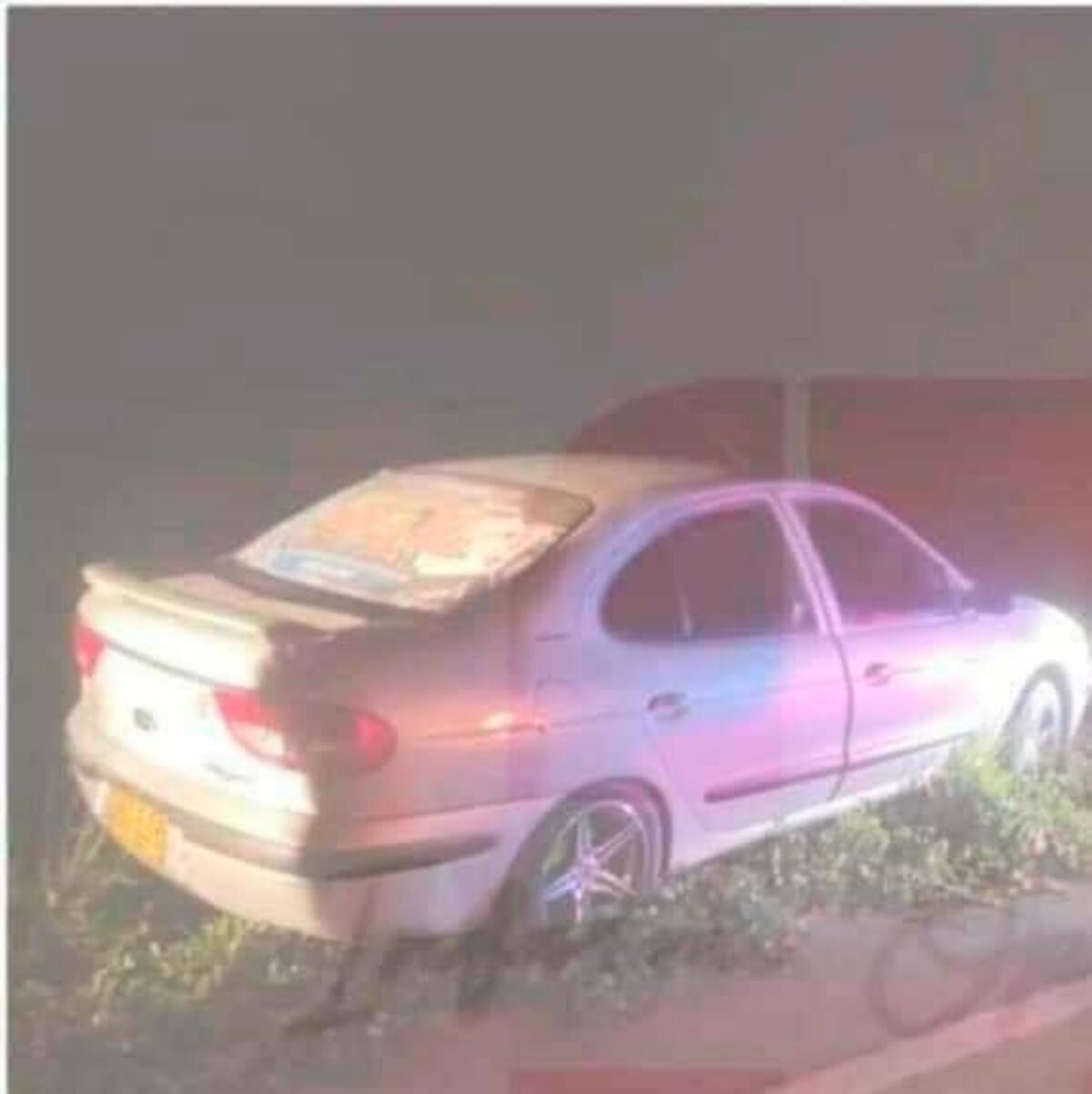 Los dos periodistas fueron asesinados dentro de este vehículo.