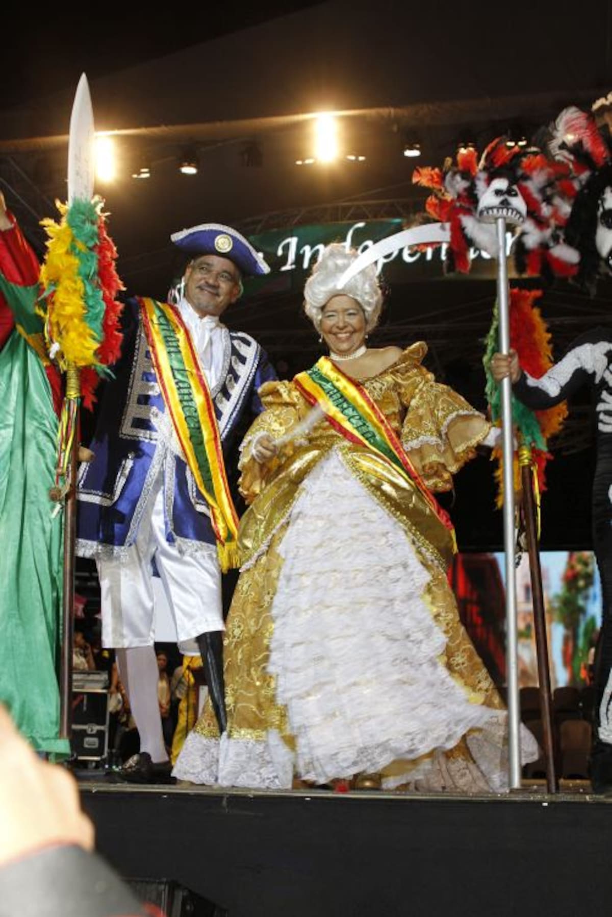 Los lanceros 2015, Armando Morales Aguirre y Emilia Amor Bermejo. LUIS APARICIO