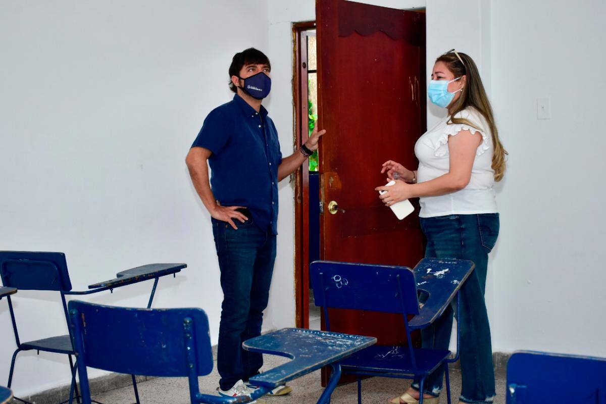 Mejoran infraestructura de 28 colegios de Barranquilla antes del regreso a clases