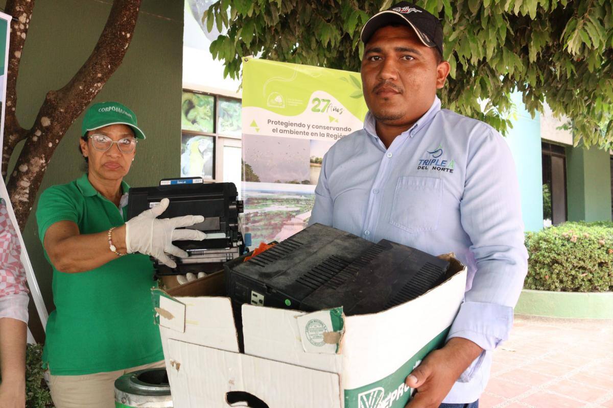 En el San Jorge y la Mojana avanza recolección de residuos posconsumo