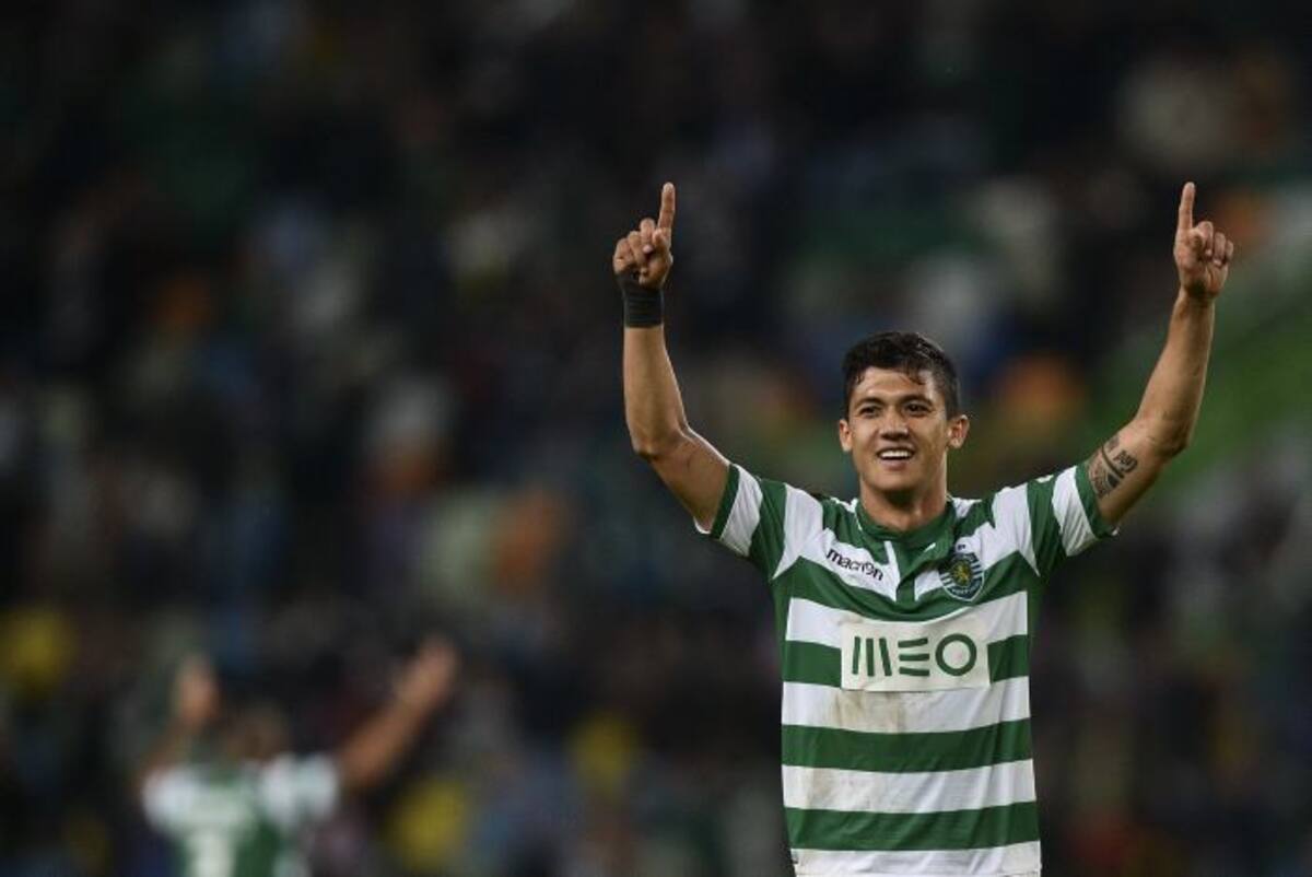 Freddy Montero anotó con Sporting. AFP PATRICIA DE MELO MOREIRA