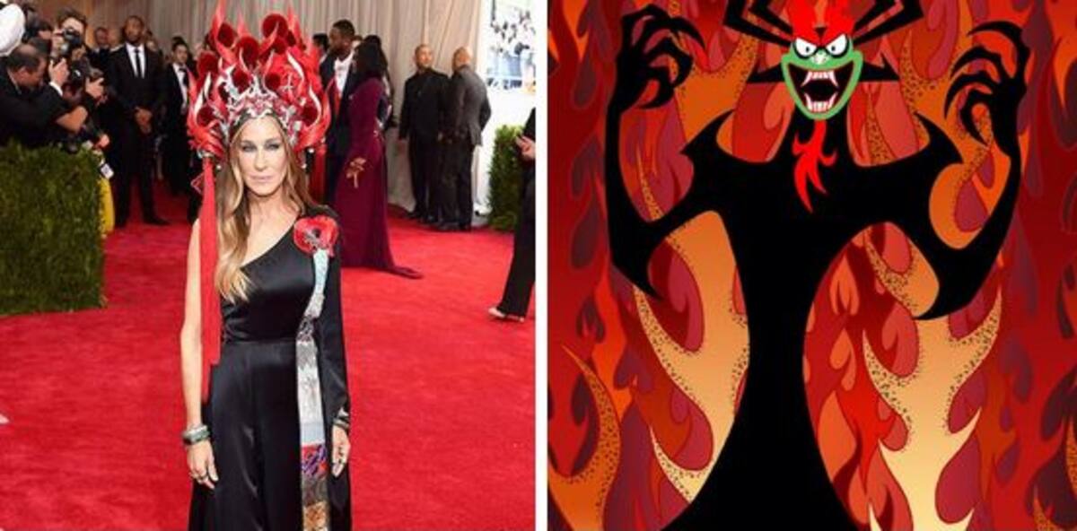 Memes del vestido de Sarah Jessica Parker.
